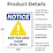 Signmission Safety Culture Sign, 10 in Width, Plastic, Rectangle OS-2PACK-NS-P-1014-V-13870 - alternate 2